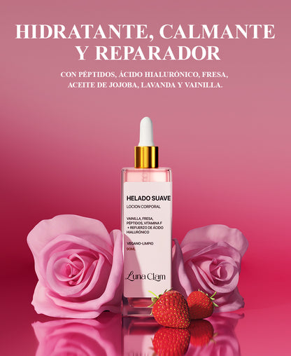 Aceite corporal de helado suave Luna Clam