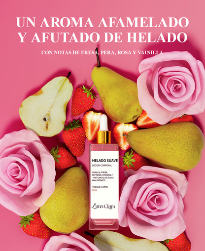 Aceite corporal de helado suave Luna Clam