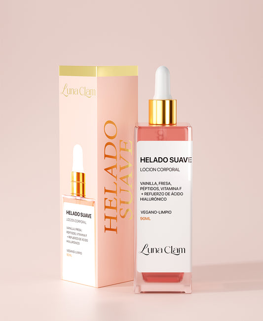 Aceite corporal de helado suave Luna Clam